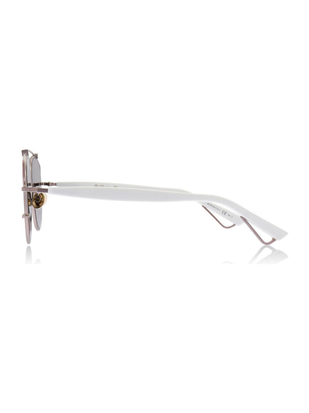 Technologic Sunglasses - Pink & White / Grey Silver