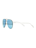 Dior - 0205S Aviator Sunglasses - Ruthenium / Azure - ForwardModa