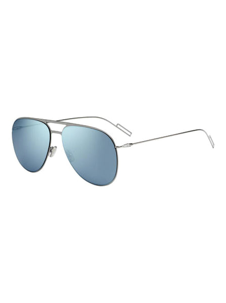 Dior - 0205S Aviator Sunglasses - Ruthenium / Azure - ForwardModa