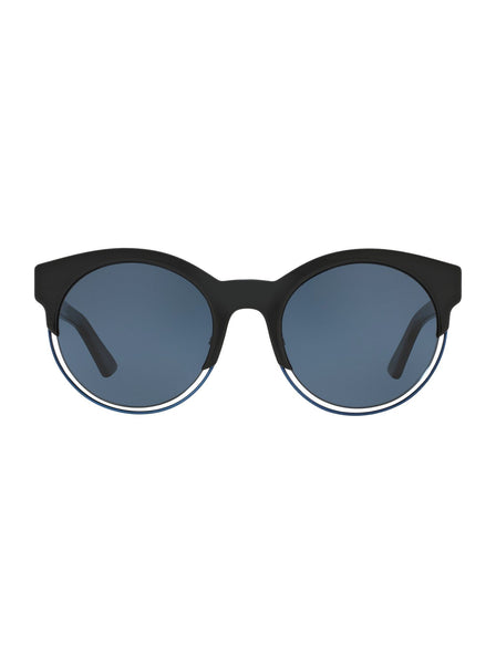 Sideral1 Round Sunglasses - Black / Blue