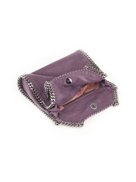 Falabella Shaggy Deer Mini Tote - Violet