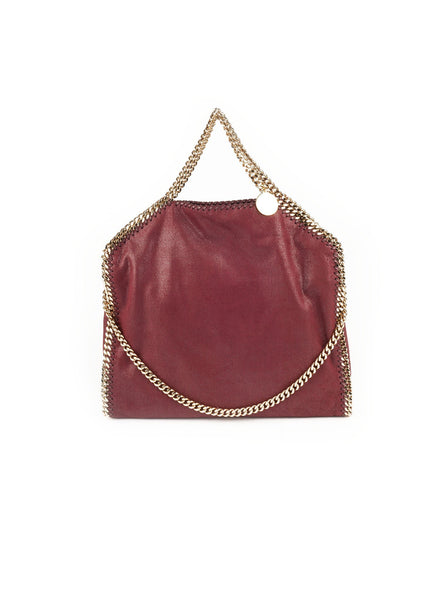 Falabella Faux Leather Fold-over Tote - Red