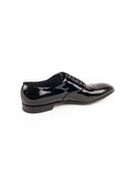 Salvatore Ferragamo - Belshaw Patent Leather Balmoral Oxford - Black - ForwardModa