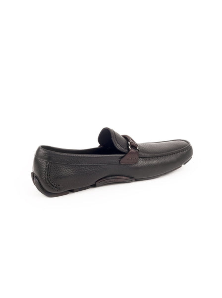 Textured Calfskin Granprix Drivers - Black