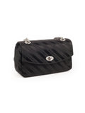 Lock Small Shoulder Bag - Black