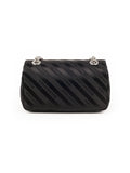 Lock Small Shoulder Bag - Black