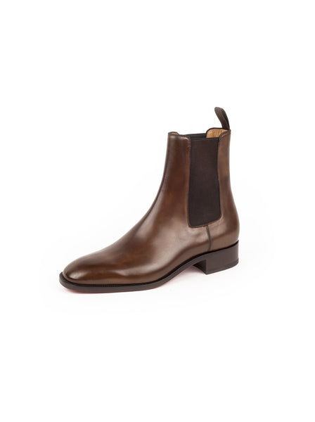 Samson Burnished Chelsea Ankle Boot - Brown
