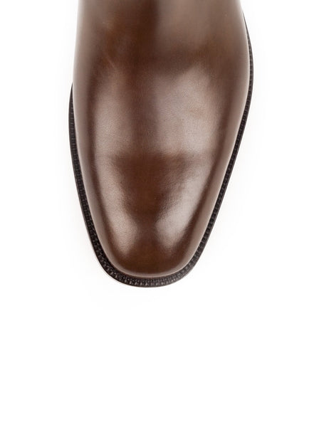 Samson Burnished Chelsea Ankle Boot - Brown