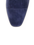 Suede Greggo Flat Balmoral Oxfords - Blue