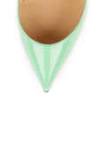 Pigalle Follies Patent Leather Point-Toe Pumps - Mint