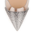 Gianvito Rossi - Crystal Plexi PVC Satin Pumps - Silver - ForwardModa