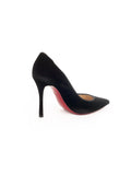 Decoltish Velvet Point-Toe Pumps - Black