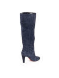 Dorififa Suede Knee Boot - Navy