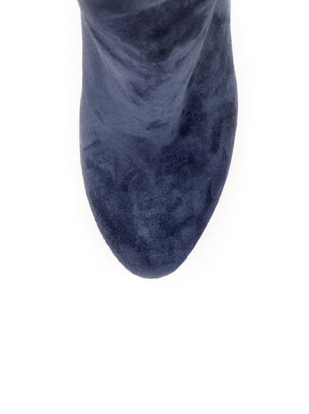 Dorififa Suede Knee Boot - Navy