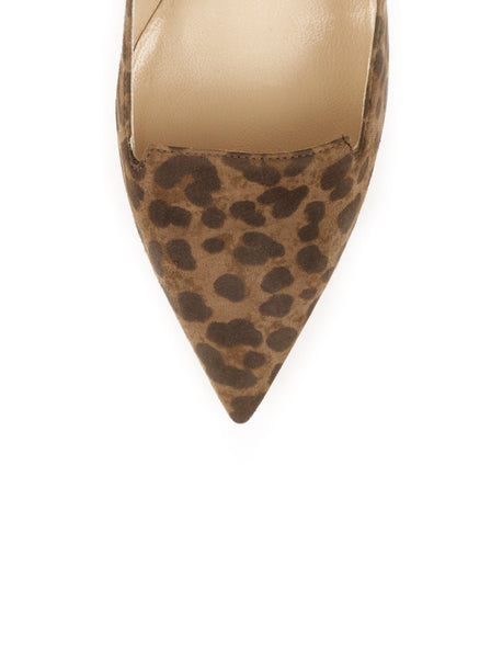 Jimmy Choo - Alia Toe Suede Pump - Leopard - ForwardModa