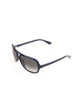 Plastic Aviator Sunglasses Dark Blue / Gray