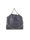 Falabella Shaggy Deer Fold Over Tote - Navy