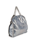Falabella Metallic Small Tote Bag - Stone