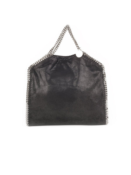 Falabella Shaggy Deer Fold Over Tote - Black