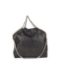 Falabella Shaggy Deer Fold Over Tote - Black