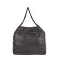 Falabella Shaggy Deer Small Tote - Black / Black