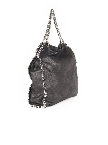 Falabella Shaggy Deer Big Tote - Black