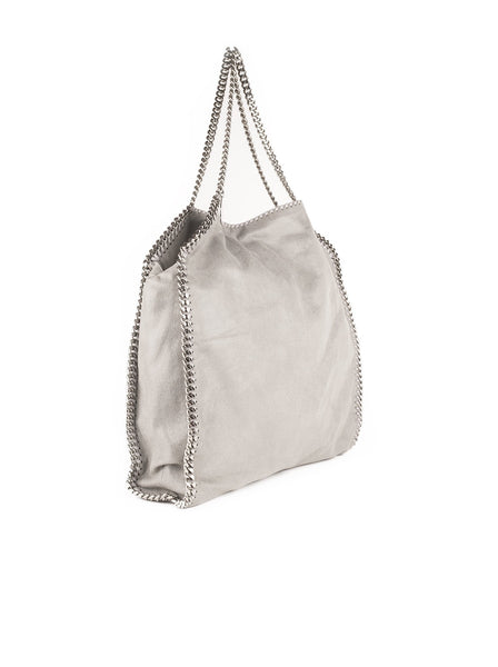 Falabella Shaggy Deer Big Tote - Light Gray