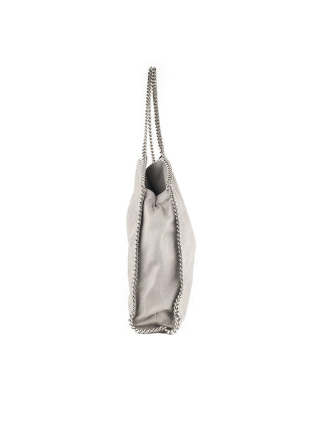 Falabella Shaggy Deer Big Tote - Light Gray