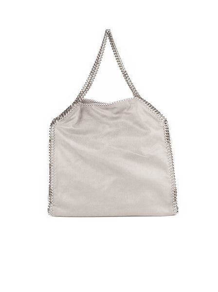 Falabella Shaggy Deer Big Tote - Light Gray
