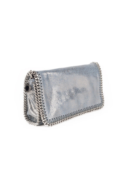 Falabella Shaggy Deer Crossbody Bag - Metallic Gunmetal