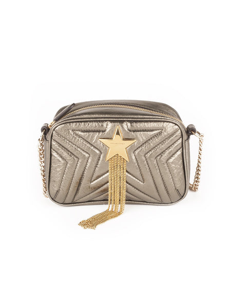 Stella Star Mini Shoulder Bag - Metallic Olive