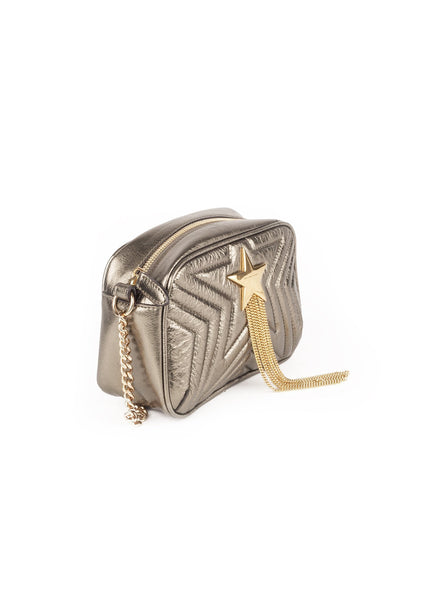 Stella Star Mini Shoulder Bag - Metallic Olive