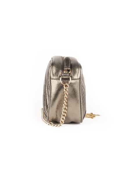 Stella Star Mini Shoulder Bag - Metallic Olive