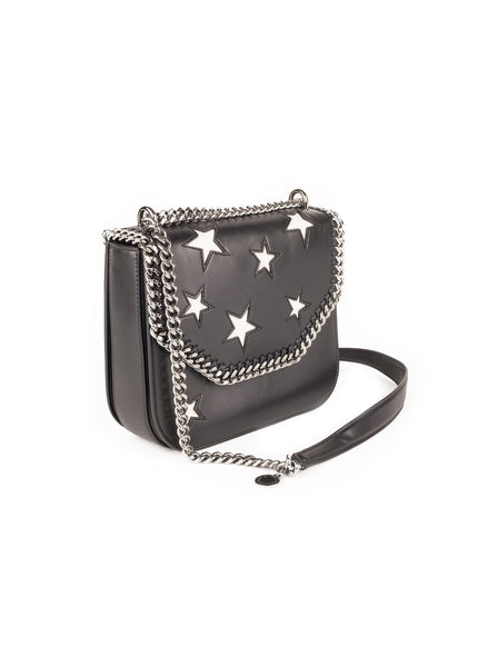 Falabella Box Stars Shoulder Bag - Black