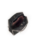 Falabella Shaggy Deer Small Tote - Black