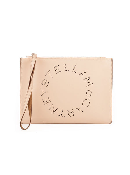 Stella Logo Clutch Wristlet - Light Pink