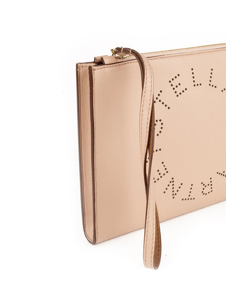 Stella Logo Clutch Wristlet - Light Pink