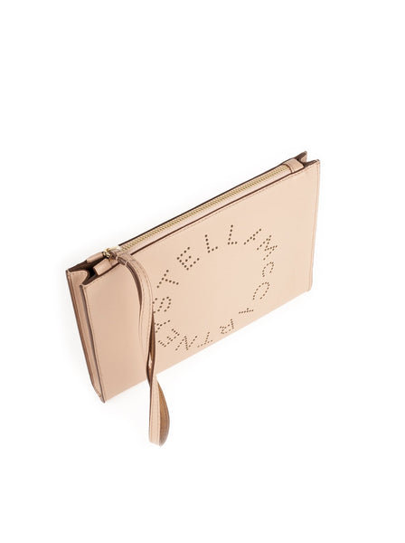 Stella Logo Clutch Wristlet - Light Pink