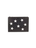 Stars Document Case Clutch - Black