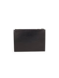 Stars Document Case Clutch - Black