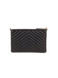 Stella Star Alter Nappa Chain Clutch - Black