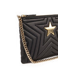 Stella Star Alter Nappa Chain Clutch - Black