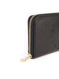 Stella Logo Zip Around Alter-Nappa Wallet - Black