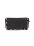 Falabella Zipped Continental Wallet - Black