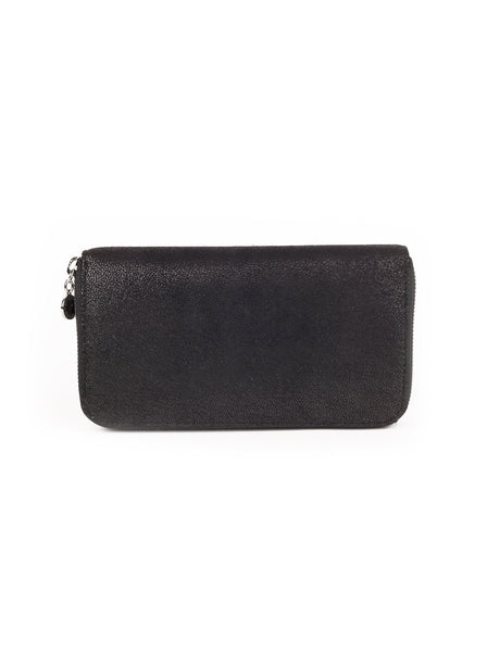 Falabella Zipped Continental Wallet - Black
