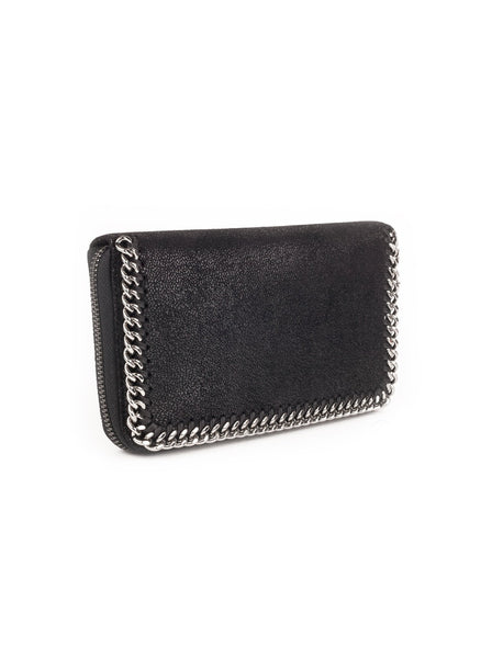 Falabella Zipped Continental Wallet - Black