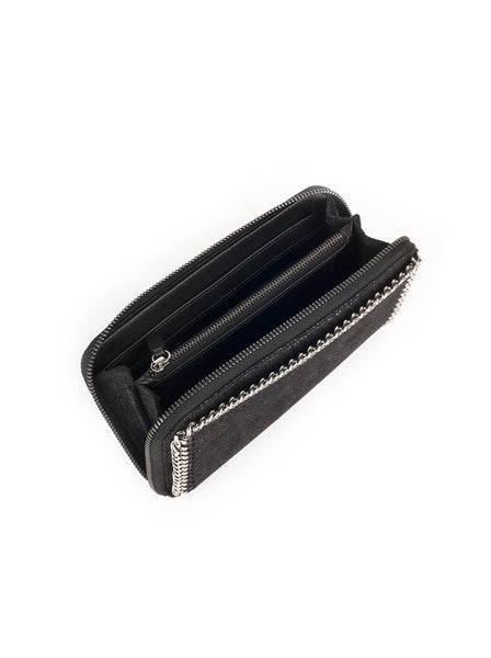 Falabella Zipped Continental Wallet - Black
