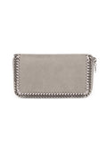Falabella Zipped Continental Wallet - Light Gray