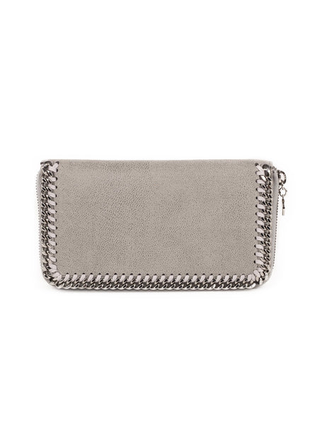 Falabella Zipped Continental Wallet - Light Gray