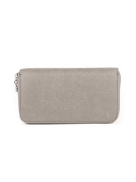 Falabella Zipped Continental Wallet - Light Gray